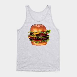 Double Cheeseburger Tank Top